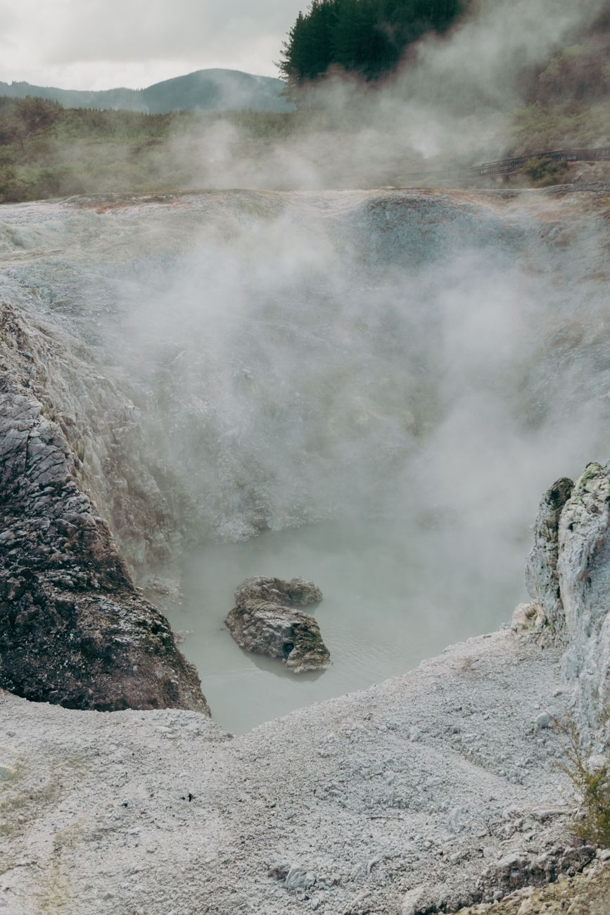 Geothermal Spring Landscape
